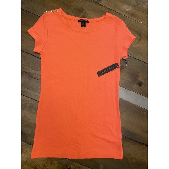 Carole Little Tee Shirt Size Small New With Tags - Picture 1 of 6